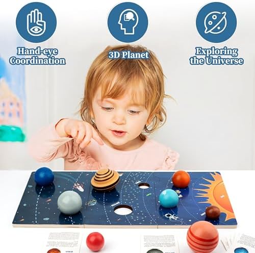 Planets Toys, Solar System Model Kit for Kids Ages 3, Space Science Toys for Toddlers - Image 5
