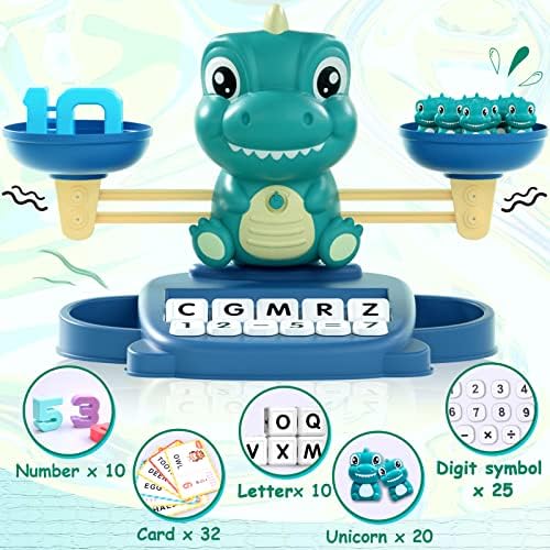 Kaodezhu Dinosaur Math Balance Toys, Montessori Toys for 3 Years Old Kids - Image 2