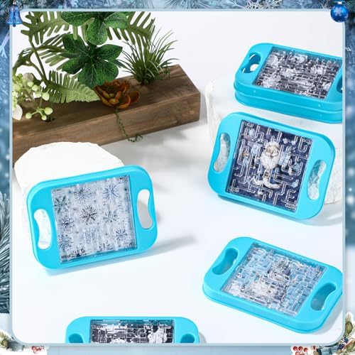 JellyArch 36 Pcs Mini Maze Puzzle Bulk Small Handheld Cube,Winter - Image 6