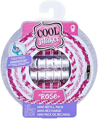 Cool Maker, KumiKreator Rose Mini Fashion Pack Refill, Friendship Bracelet Activity Kit by CoolMaker