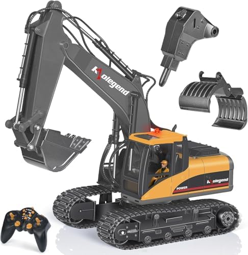 kolegend RC Excavator 3-in-1 Remote Control Excavator for Kids & Adults by kolegend