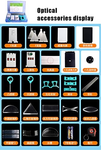 Physics Experiment Learning Starter Kit for Circuit Electromagnetic Optical Mechanics Acoustics Thermal Study for Elementary or Junior High School Students, A Full Set of Experimental Tools - Image 5