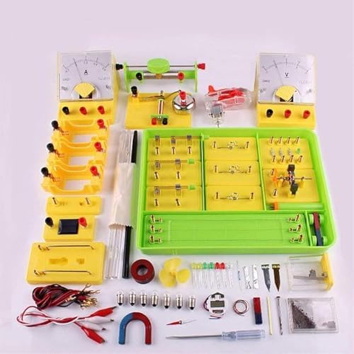Electromagnetism Experiment Box - Kit for Electric Bell, Magnetic Force on Current-Carrying Conductor & Rheostat Experiments by Unknown