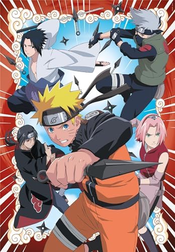 Clementoni 39833 Shippuden Shippuden-1000 Jigsaw Puzzle, Vertical, Fun for Adults, Manga, Anime, Made in Italy, 1000 Pieces Naruto - Image 2