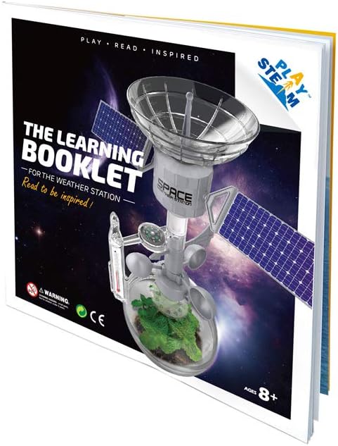 PLAYSTEM Space Weather Station Water Cycle Simulation Learning Kit-Climate Change, Global Warming, Lab - STEM Toys Educational Gift for Kids & Teens, Girls & Boys