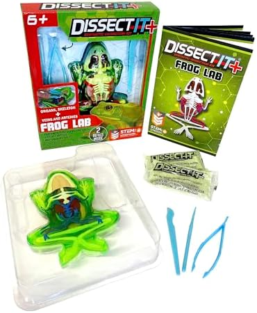Dissect-It, Deluxe Frog Dissection Kit, STEM Toys for Kids, Ages 6+ by TopSecretToys