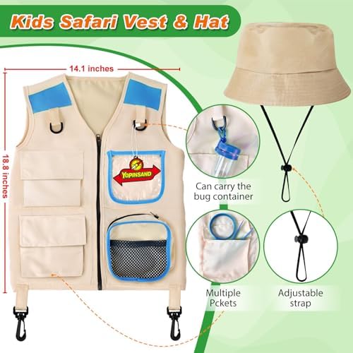 YOPINSAND Kids Explorer Kit & Bug Catcher Kit, Kids Outdoor Exploration Set - Image 2