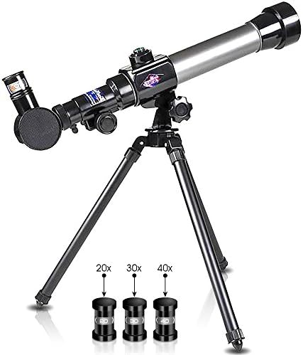 ArtCreativity Kids Telescope for Beginners with Tripod Stand & 3 Eyepieces (20x, 30x, 40x) | Educational Astronomy Toy, STEM Science Learning Gift & Birthday Present for Boys & Girls Ages 3+ - Image 2