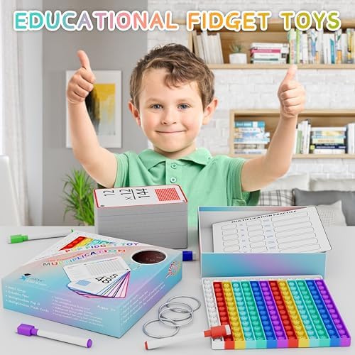 Multiplication Flash Cards 3rd Grade with Multiplication Chart - Times Table Flash Cards Math Game Multiplication flashcards 0-12 - Image 2