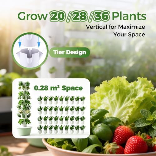 Family Hydroponic Tower-Educational Gardening Kit - Image 3