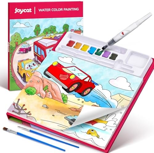 JoyCat Paint with Water Coloring Books for Toddlers (Transportation) by JOYCAT