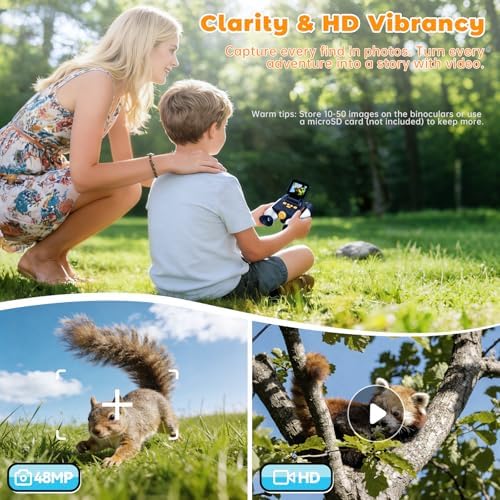 Binoculars for Kids with Night Vision - 48MP FHD Digital Camera Telescope - Image 3