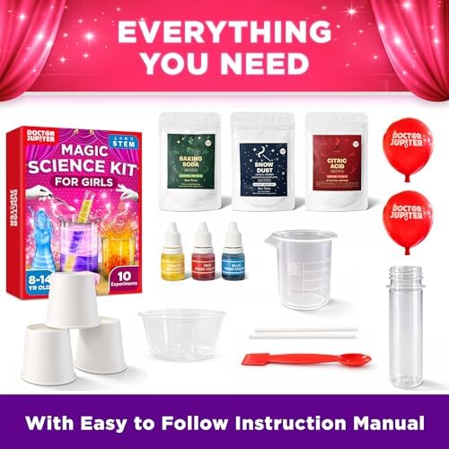 Doctor Jupiter Girls' Magic Science Experiments Kit for Kids Ages 8+ - Image 6