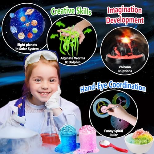 UNGLINGA 250+ Science Experiments Kits for Kids, Chemistry Set - Image 6