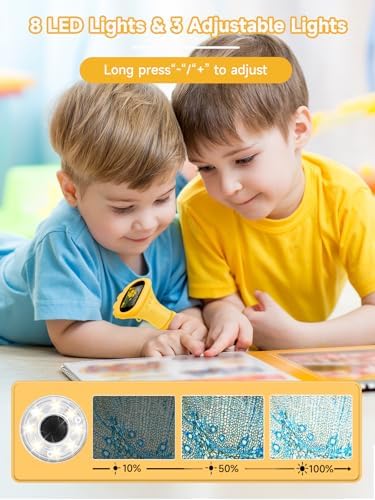 Microscope for Kids 1000X Handheld Digital Miniscope Stem Toys Gifts - Image 3