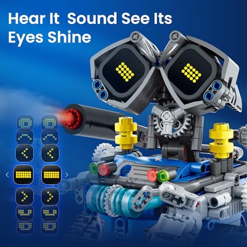 Bundle - 2 Items: Sillbird 12-in-1 Solar Robot Toys & Robot Building Kit with Remote Control for Boys Ages 8-14, Birthday Creative Gifts for Kids, Christmas STEM Robotics Technic Toy - Image 6