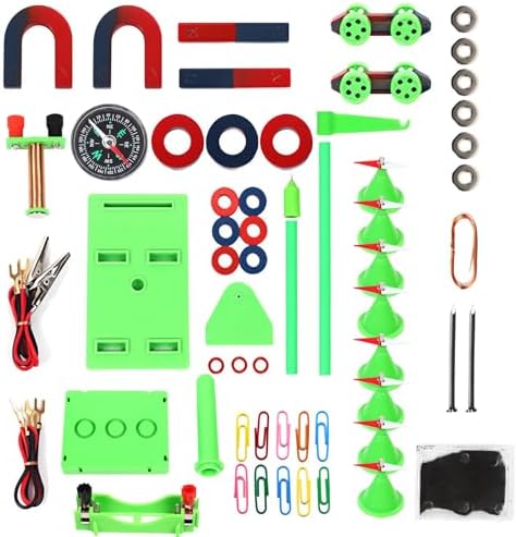 Magnetic Science Kit Physics Electromagnet Experiment Lab Magnets for Kids - Image 3