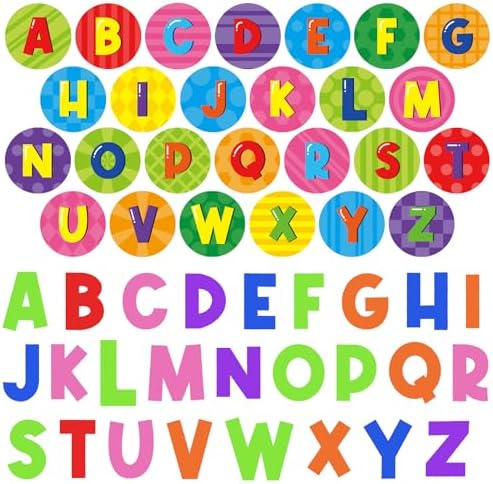 Cinrobiye 24 Pcs Alphabet Stampers Party Favor Set, Cute ABC Letter Stamps for Kids Early Learning, Classroom Rewards, Educational Phonics Toys, Goody Bag Fillers, Preschool Learning Supplies - Image 3