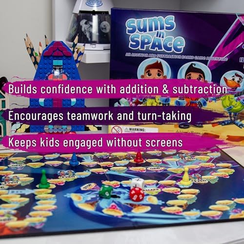 Sums in Space - Addition and Subtraction Math Games for Kids 5-7 - Image 6