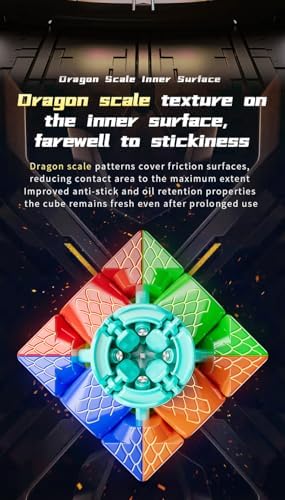 Moyu RS3M V5 2023 Magnetic Cube, Stickerless Adjustable Elasticity Magnetic 3x3 Budget Cube, Professional Cube Smooth & Fast Cube - Image 6