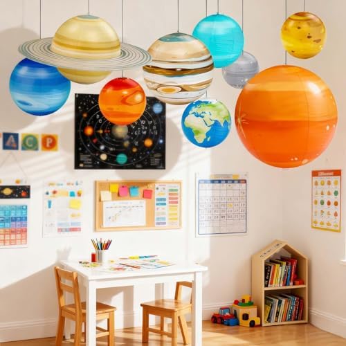 Inflatable Solar System Planet with Pump-Science Toys-Kids Gifts - Image 7