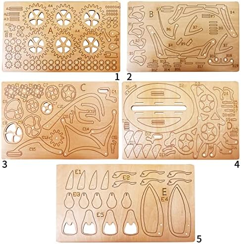 Wooden 3D Puzzles Mechanical Hummingbird ，3D Wooden Puzzle Mechanical Model Self Craft Deco Education Gift - Image 5