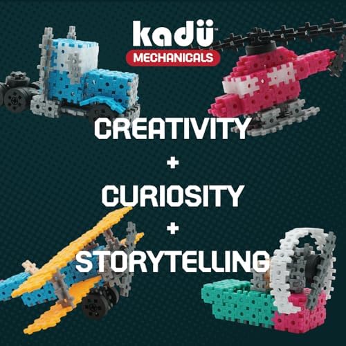 KADÜ Mechanicals 165 Piece Road Racers Pink Kids Age 6+ Building Blocks - Image 4