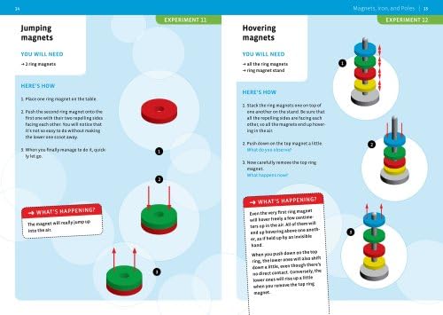 Thames & Kosmos Magnetic Science | 33 STEM Experiments | Ages 8+ | Learn About Earth’s Magnetic Poles | Discover How Invisible Magnetic Fields Work | Full-Color 48-Page Manual - Image 4