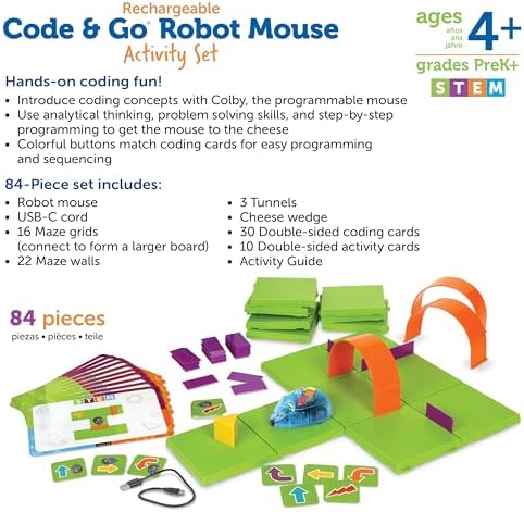 Learning Resources Code & Go Robot Mouse Activity Set, - Image 6