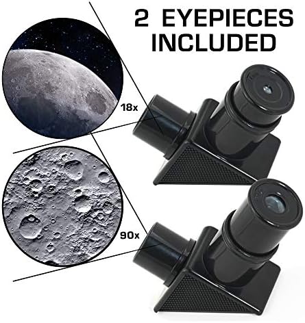 NASA Lunar Telescope for Kids Ages 8-12 with Tripod and Finder Scope - Image 4