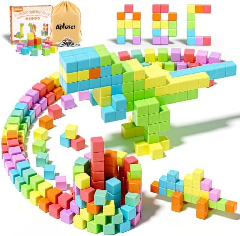 Apluses Magnetic Blocks for Toddlers 3+ Gift for Boys Girls by MagneticBuildingBlocksfortodders