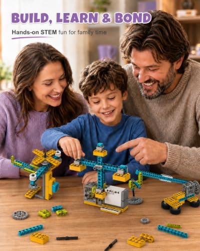 Veecafiodi Science Kits for Kids Age 8-12, 50 in 1 STEM Toys for Kids 6-12, Motorized Building Toy for Boys Girls, Educational Engineering Set, Birthday Gift - Image 2