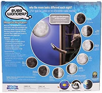 Uncle Milton Moon in My Room - 12 Light-Up Lunar Phases, Remote Control or Automatic, STEM Toy, Great Gift for Boys & Girls Ages 6+ - Image 2