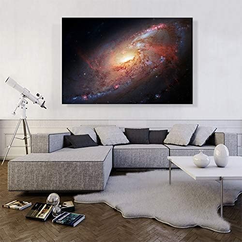 ARTCANVAS Hubble Telescope Messier 15 Globular Cluster Canvas Art Print Stretched Framed Painting Picture Poster Giclee Wall Decor - 60" x 40" (1.50" Deep) - Image 2