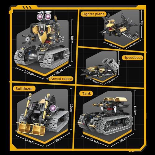 STEM Robotics Kit for Kids 8-14, 5-in-1 RC Building Set - Image 6