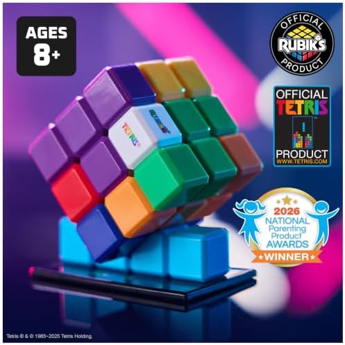 Rubik's Cube Tetris Edition 3x3 Cube Shapeshifting Puzzle Game Brain Teaser - Image 2