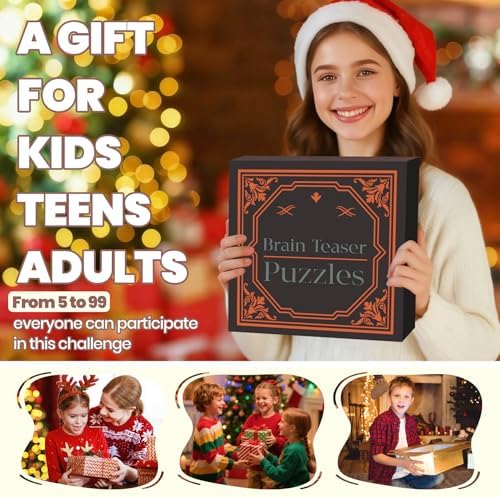 Mytothfy Wooden Brain Teaser Puzzles for Adults Teens, 3D Puzzle Game Toys - Image 7