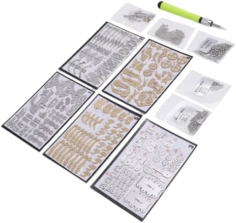 Jiawu 3D Metal Puzzles, STEM Educational DIY Kit with Mechanical Assembly Model Building Blocks for Kids Adults Featuring Cold Rolled Carbon Steel and Movable Joints (Gold) - Image 3