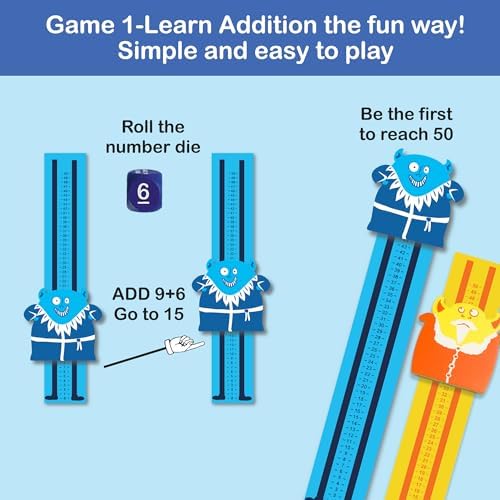 Chalk and Chuckles Long Legs – Fun Math Game for Kids Ages 6-9 | Educational Board Game to Practice Addition, Subtraction, Multiplication, Odd & Even | Hands-On STEM Toy for Grade 1 to 3 - Image 6