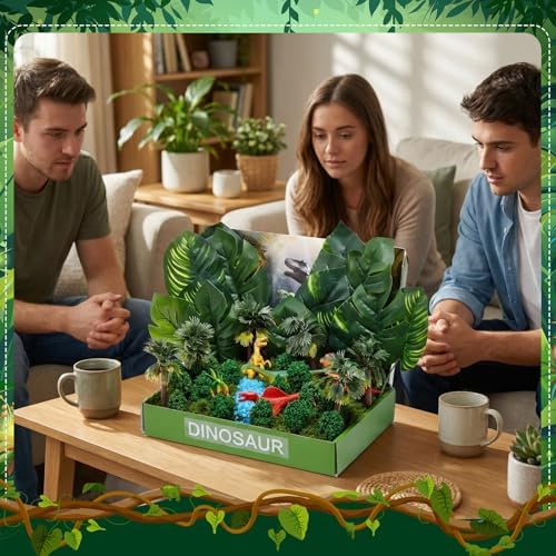 AmazingSpark 67 Pcs Dinosaur Diorama Box Kit Habitat Project Box - Image 7