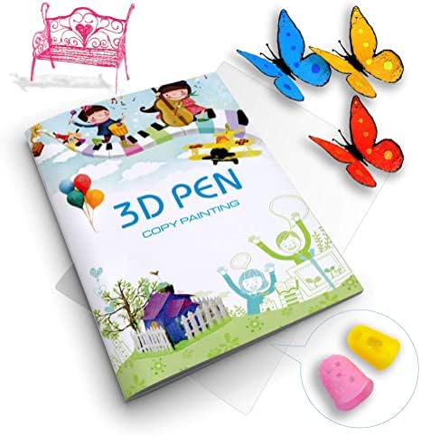 SONGTIY 3D Printing Drawing Book, 40 Patterns Thick Paper Template by SONGTIY