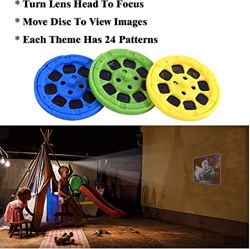Georgie Porgy Children Projector Toys Educational Science Set Wall Ceiling Tent Torch Flashlight for Kids Gifts for Boys Girls (Unicorn) - Image 6