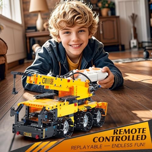 5 in 1 RC Excavator Sets Construction Vehicle Building Toy for Boys - Image 4