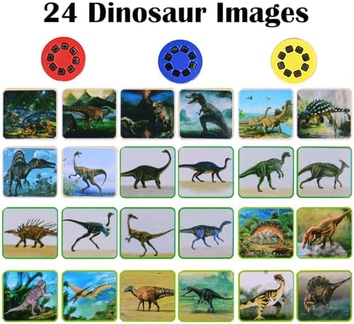 Georgie Porgy Children Projector Toys Educational Science Set Wall Ceiling Tent Torch Toddler Flashlight for Kids Gifts for Boys Girls (Dinosaur) - Image 4
