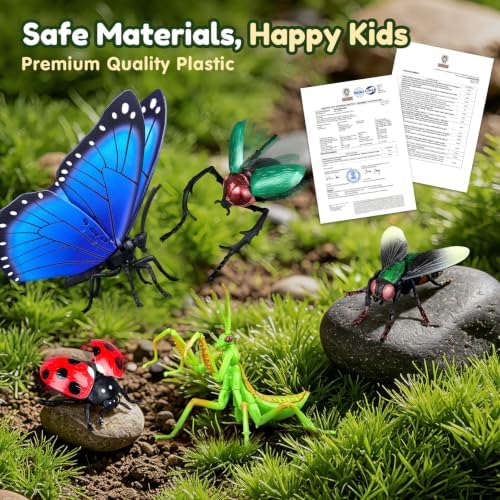 Drefirsa 8Pcs Realistic Bug Building Toy, Educational Toy for Kid Age 6+ - Image 6