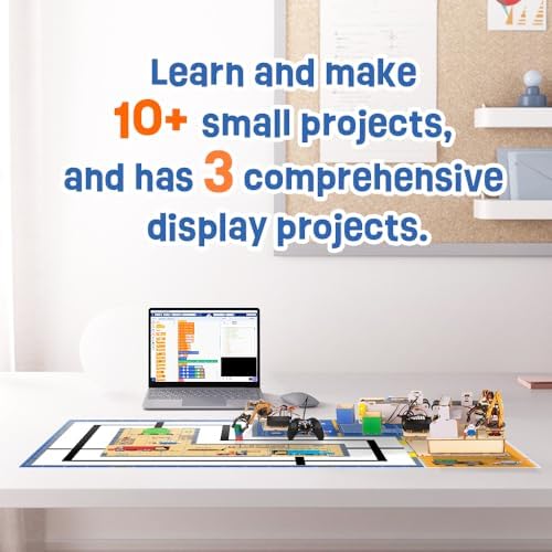 ACEBOTT 3-in-1 ESP32 IoT Control Smart Factory Starter Kit, Electronics Programming Kit Compatible with Arduino Scratch Online Tutorials, School DIY Education Solution Series STEAM Set for Teens 12+ - Image 3