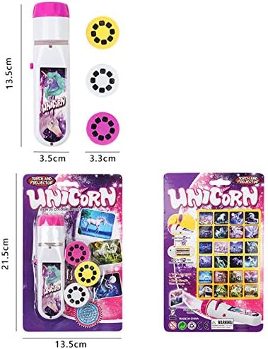 Georgie Porgy Children Projector Toys Educational Science Set Wall Ceiling Tent Torch Flashlight for Kids Gifts for Boys Girls (Unicorn) - Image 3