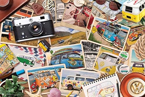 EuroGraphics - VW Road Trips Shaped Tin 550 Pieces Jigsaw Puzzle - Image 2