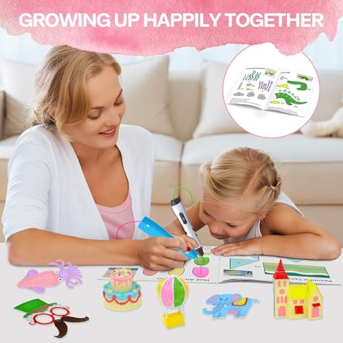 Dayker 3D Pen Printing Drawing Book, 40 Patterns Painting Graffiti Template - Image 7