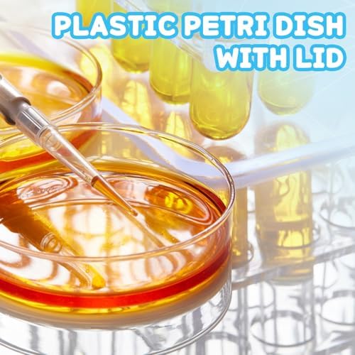 60 Pack 60 x 15 mm Plastic Petri Dishes with Lids - Image 4